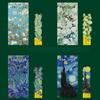 Artistic Book Clip Elegant Book Marker Gift Metal Bookmark Vintage Oil Painting Bookmark For Reading Library Book Collecting