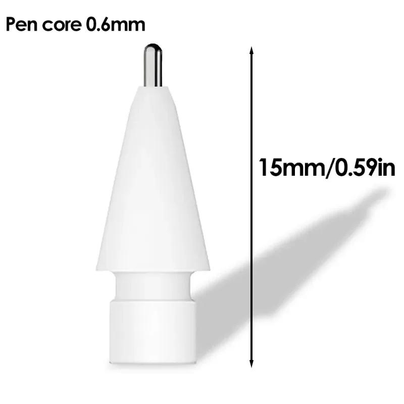 Metal Precise Control Fine Point Tips for Apple Pencil 2/1 Gen iPencil Nibs Upgraded Replacement Tip For iPad Pro Pencil Nib