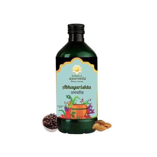 Kerala Ayurveda Abhayarishta 450ml | Bowel Wellness | Aids In Detoxification |Natural Laxative | Colon Cleanser | Gut Health | 100% Ayurvedic