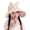 Large Brimmed Children's Hat Sun Protection Beach Hat Versatile Fisherman Hat  Women's