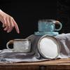Retro Coarse Pottery Cup&saucer Classical Mugs Dining Table Coffee Mug Milk Cups Afternoon Tea Teacup Fruit Juice Container