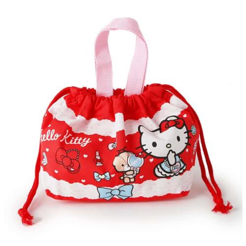 Skater Children's Lunch Box Drawstring Bag, Chip & Dale Sweets, Disney, Made in Japan, KB7-A
