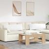 Sofa Cushions 2 pcs White 120 x 40 cm Fabric