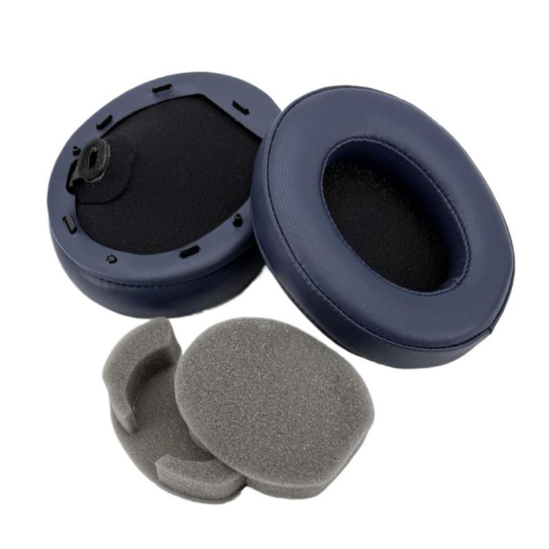 Sheepskin Earpads Earmuff for WH-1000XM4 1000XM4 Headphones Active Noise Cancelling Lambskin Ear Cushions Earpad Set