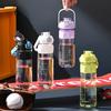 730ml Leak-Proof Plastic Water Bottle With Handle Adults Outdoor Gym Office Use