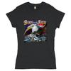 Born To Be Free T-Shirt American Bald Eagle, Chopper, Patriotic, Motorcycle Enthusiast, Live To Ride, Gift for Biker Women's Tee