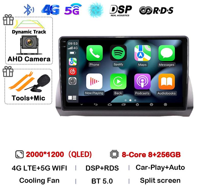Android 14 Carplay Auto For Fiat Argo 2019 2020 2021 2022 Stereo Multimedia Autoradio DSP Car Radio Video Player GPS 360 Camera