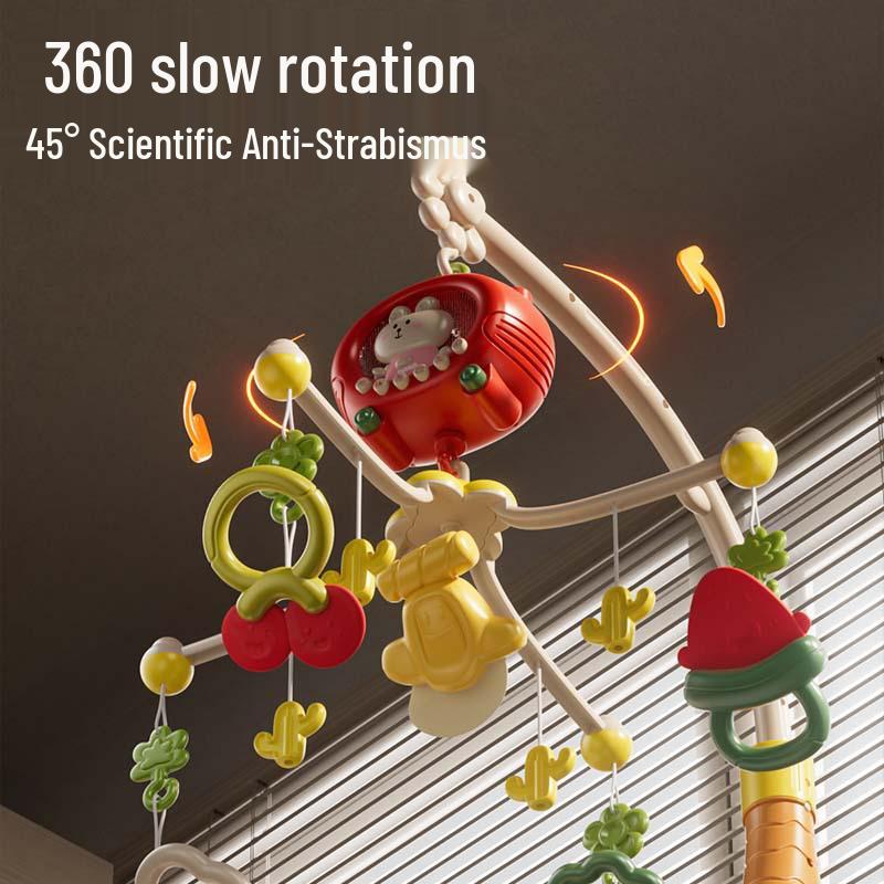 Musical Rotating Projection Crib Mobile for Newborns (0-3 Years)