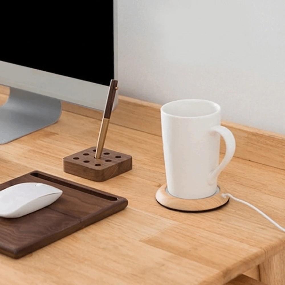 Portable Constant Temperature Mat Electric Heating Coaster Tea Cup Warmer Office Use