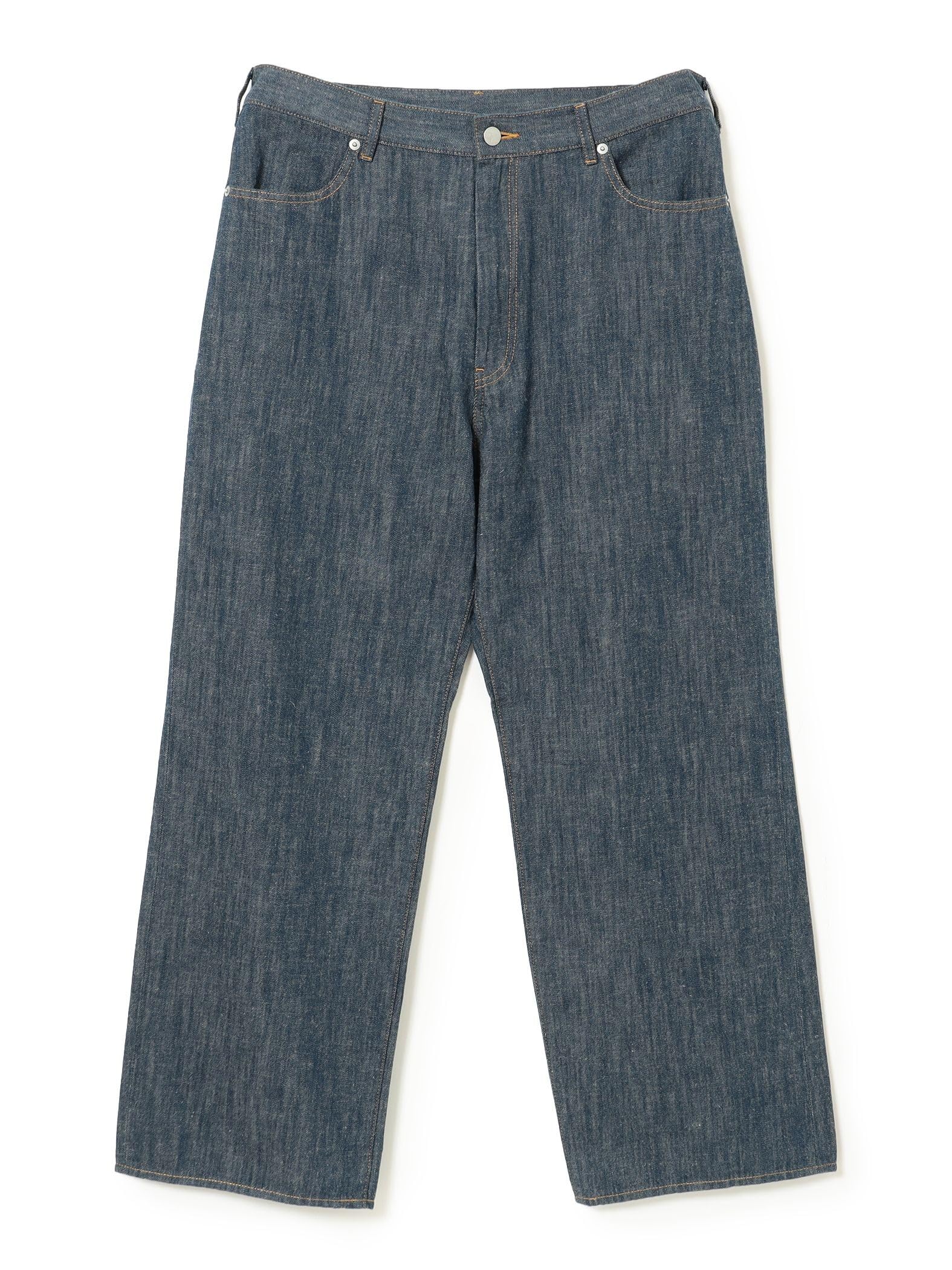 

B:MING LIFE STORE by BEAMS Men s Cotton Hemp Pants, Blue, XL (92230182286)