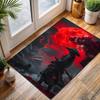 Japanese Samurai Creative Pattern Carpet for Living Room Bedroom Bedside Floor Mat Sofa Table Area Rugs Home Decor