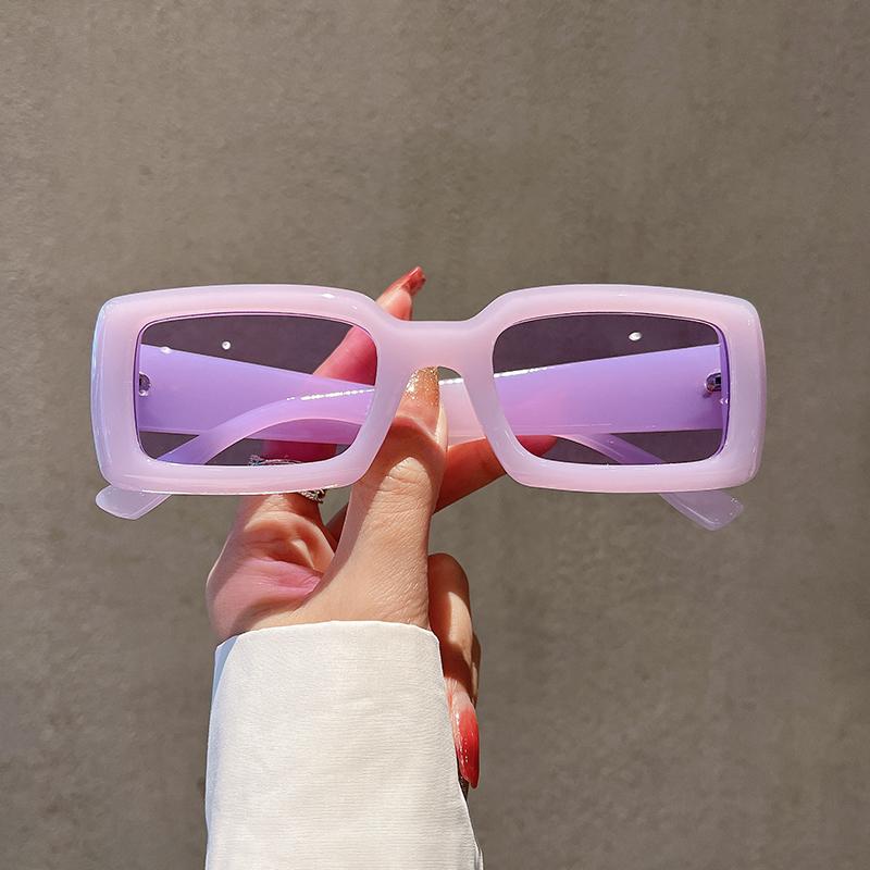 Retro Rectangle Sunglasses Women Fashion Square Gradient Candy Color Shades Sun Glasses Brand Design UV400 Female Eyewear