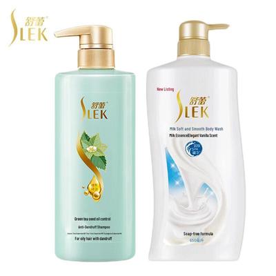Sunsilk Green Tea Seed Oil Control Anti-Dandruff Shampoo & Milk Moisturizing Shower Gel Set