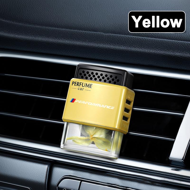 QXFA9 Car Air Freshener Smell Vent Perfume Flavoring Auto Interior Accessories For BMW 50th 1 3 5 7 Series X1 X3 X4 X5 X6 F10 F20 F30