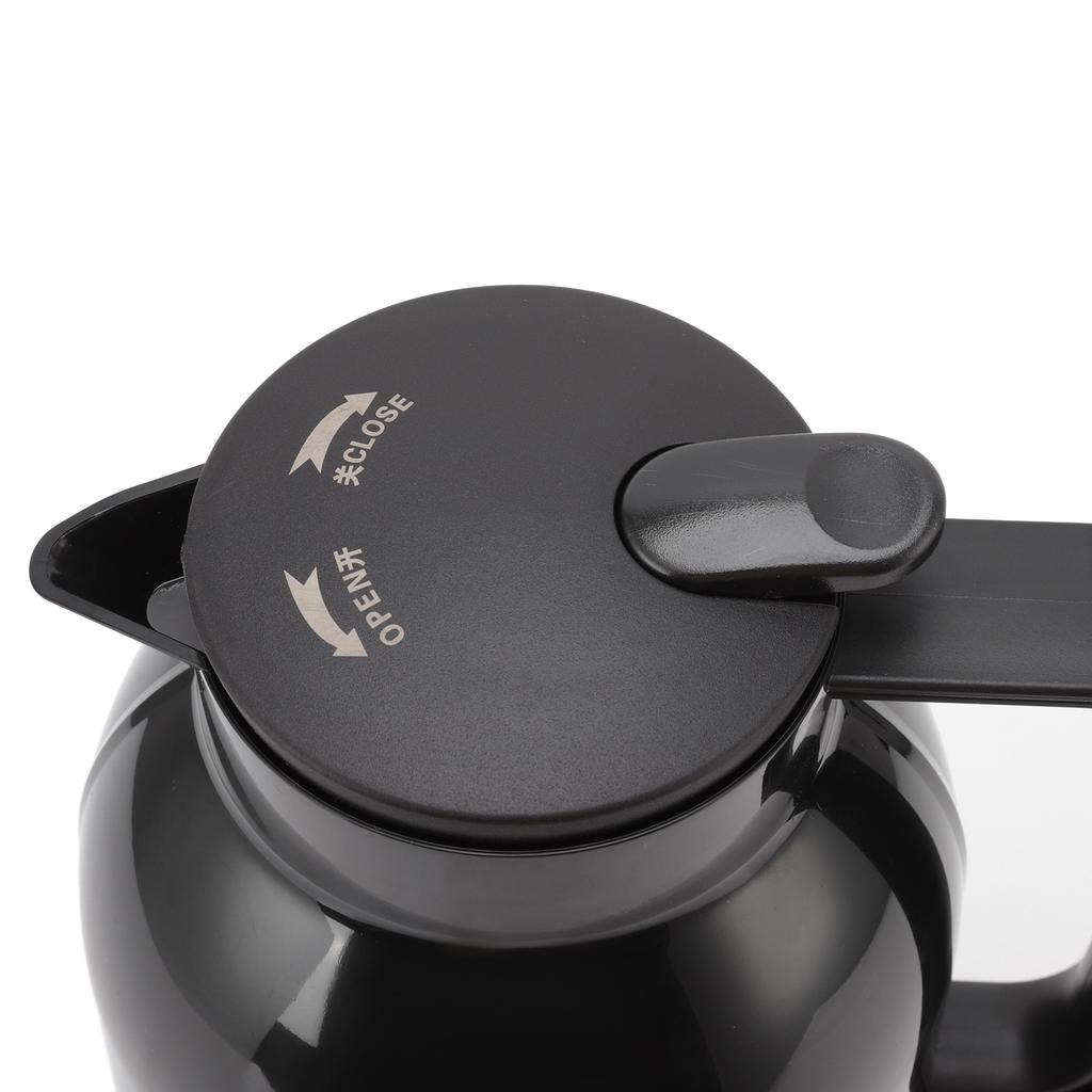 Car Heating Cup Portable Stainless Steel Electric Water Kettle for Tea Coffee Black 1300ML Car Heating Cup Portable Water Boiler