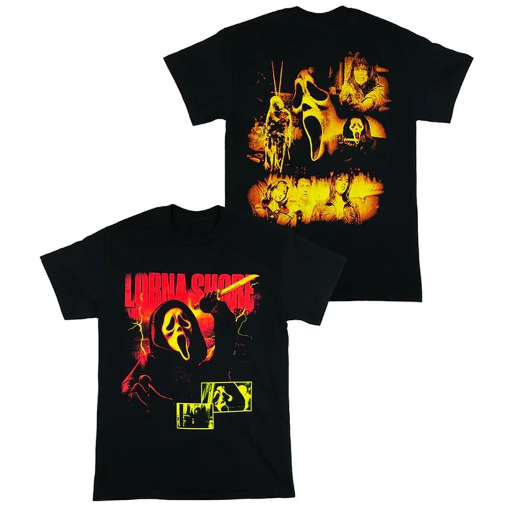 Streetwear Lorna Shore Band Dead Core Dark Metal Wind Rock American Loose Men Women T-Shirts Summer Cotton T Shirt Clothing Tops