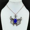 Lapis Lazuli Pendant Copper Wire Wrapped Pendant Handmade Pendant Natural Gemstone Jewelry Butterfly Pendant Anniversary Gift Copper Jewelry