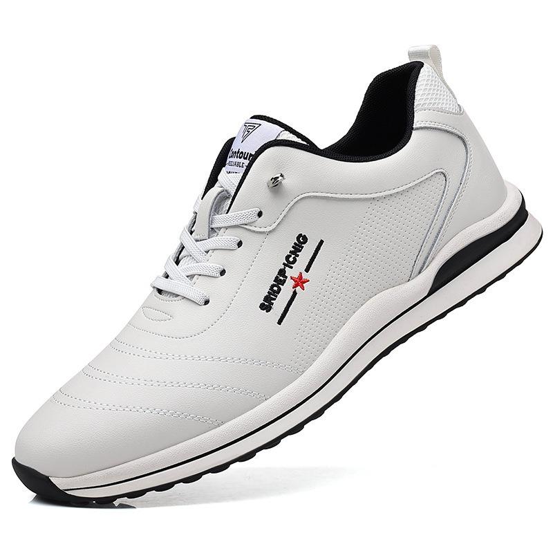 New men's casual leather shoes trendy men's shoes wear-resistant sports shoes board shoes