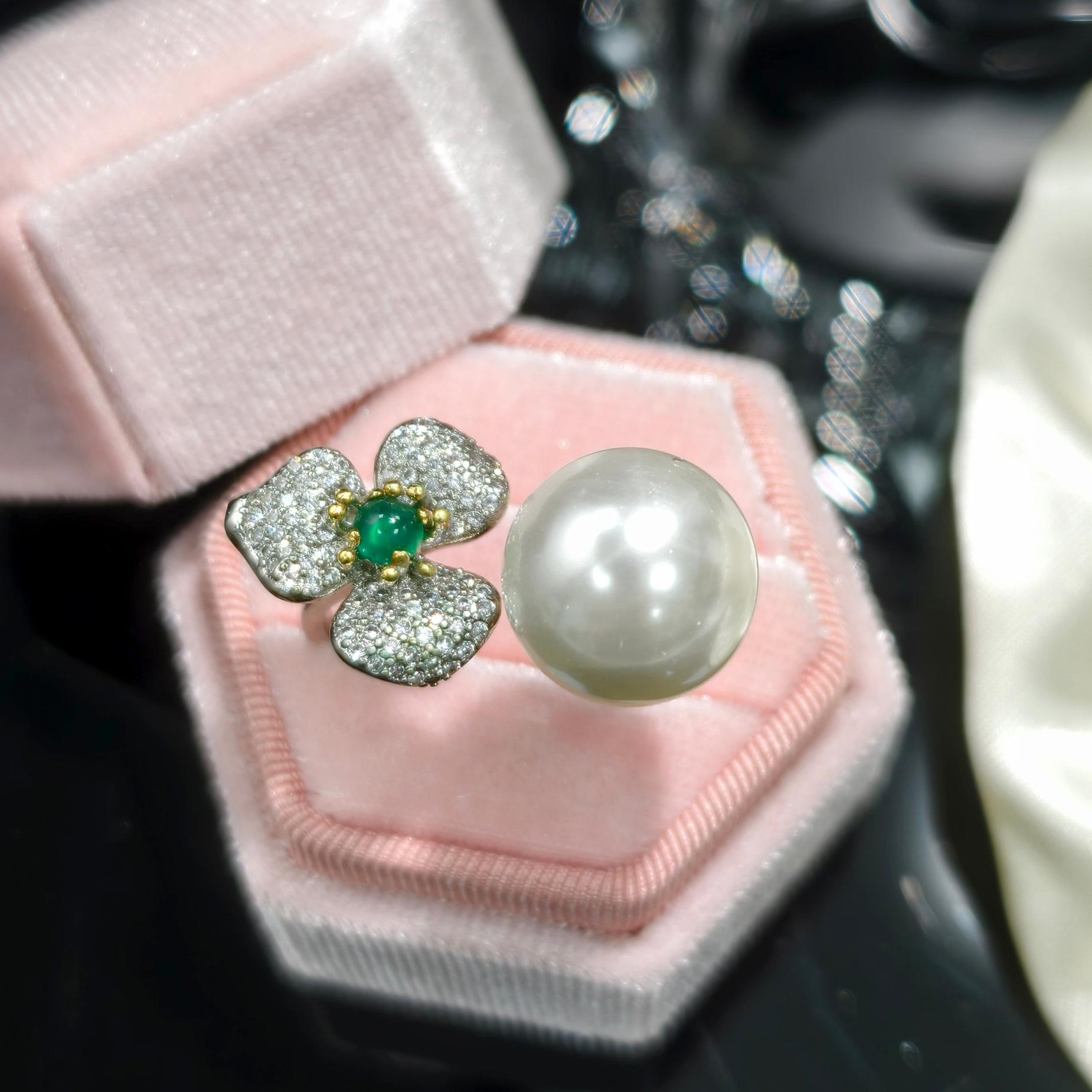 

Елегантний круглий перламутровий кільцевий сережки-підвіски Набори намист Для жінок Інкрустовані блискучі циркони Весільні вечірні прикраси Подарунок