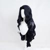 Cosplay Wig with Net, JoJo's Bizarre Adventure Yukako Yamagishi, Navy/Black, Heat-Resistant Wig