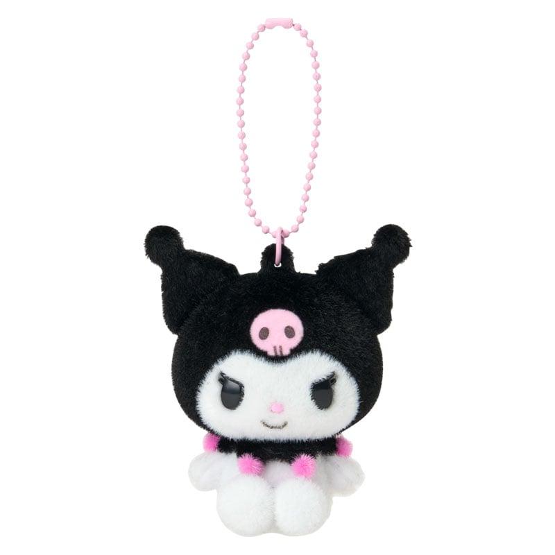 Sanrio Kuromi Flocked Mascot Holder Japan NEW Sanrio Characters