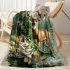 Deer In Forest Scene Blankets are suitable for living rooms, bedrooms, camping, and other places, making them an ideal choice for gifts.