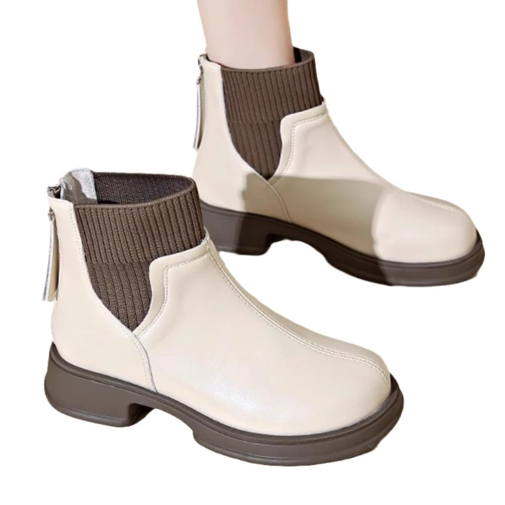 Platform Martin Boots Women's Shoes 2025 New Trend Thin Boots Spring Autumn and Winter Short Boots Women's Single Boots