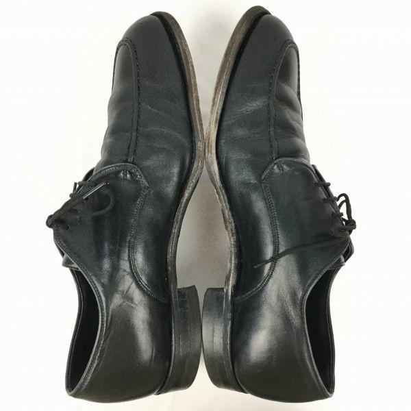 Pre-1980s USA Vintage All Leather Goodyear U-Tip Business Shoes Black Size 9.5D (Approx. 27.027.5cm) Men's(USED)