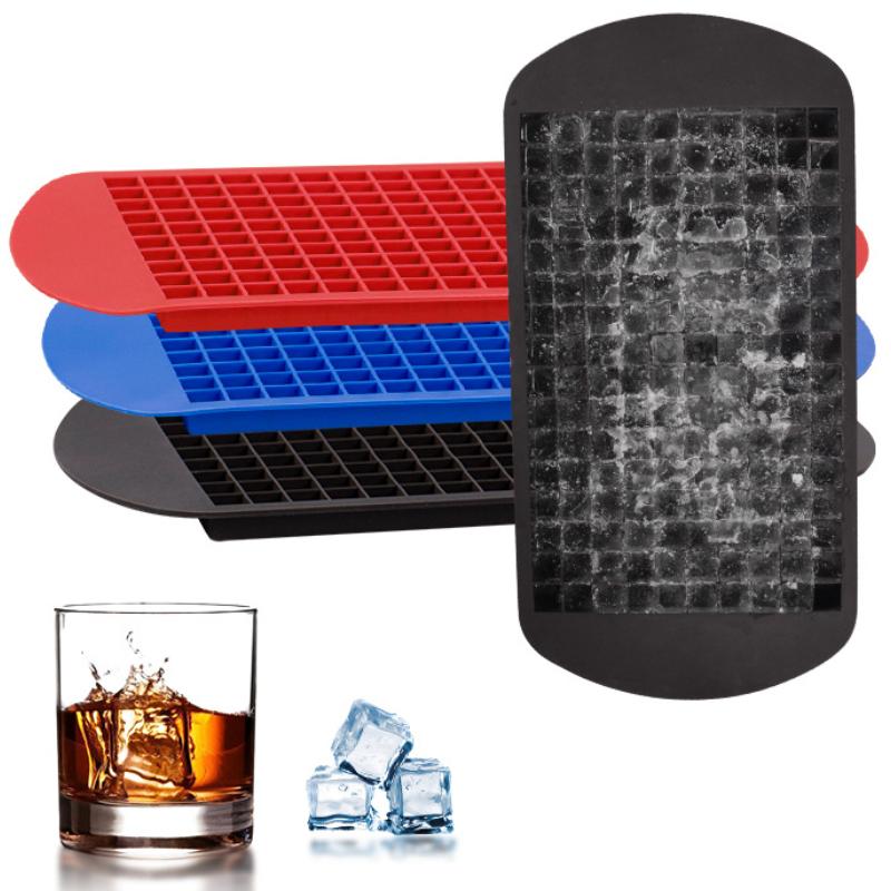 160 Grid Silicone Ice Tray Mold Ice Cube Mold Ice Mold Ice Grid Tray Mini Ice Cubes Small Square Mold Ice Maker Mold