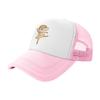 Ballerina Cappuccina Italian Brainrot Meme Trucker Hat Unisex Women Hat Sun Hat Racing Cap Polyester Mesh Baseball Cap Summer