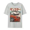 Car Print Tshirt Japan Drift T Shirt Graphic Pure Cotton Round Neck Unisex T Shirt Cool Tees Summer Autumn Wholesale