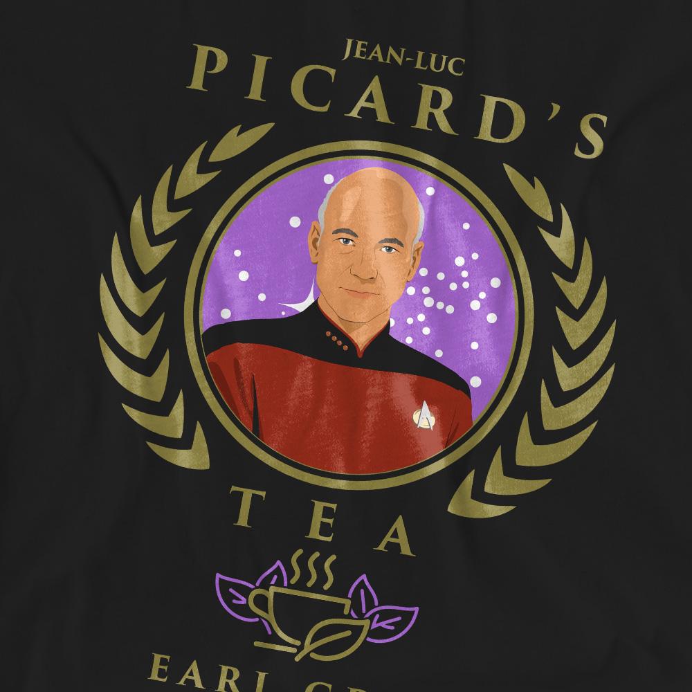 Star Trek: The Next Generation Unisex Adult Tea. Earl Grey. Hot T-Shirt