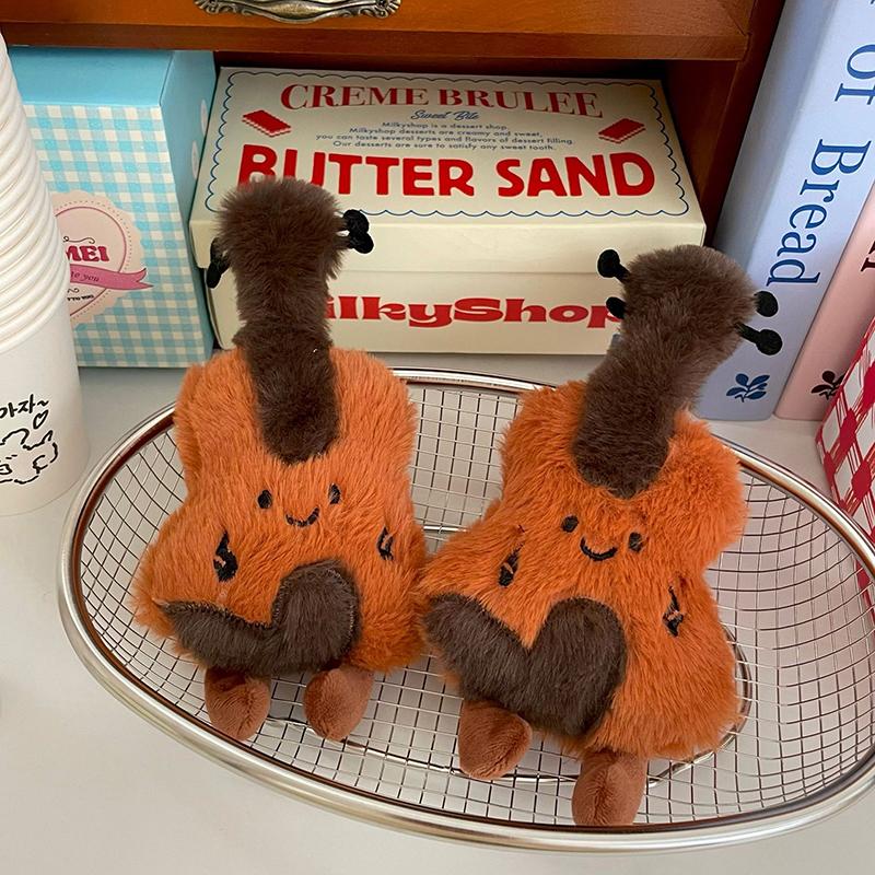 1 Stück Niedliche Plüsch Geige Puppe Spielzeug Schlüsselanhänger Flauschig Weich Rucksack Auto Tasche Anhänger Charms DIY Dekoration für Kinder Geschenk