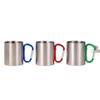 2026 300ml Camping Travel 201 Stainless Steel Cup Carabiner Hook Handle Picnic Water Mug Outdoor Travel Hike Cup Portable Mug