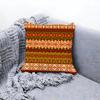 Warm Fair Isle Pattern Knit Cushion Cover Premium Comfort Reversible Pillow Cove Two in One Design for Any Room  Car Interior