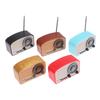 1:12 Dollhouse Miniature Simulation Vintage Mini Radio Figure Toy DIY Dolls House Decoration Furniture Accessories Childhood Memories