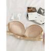Japanese Sexy Strapless Bra Invisible Push-up Non-slip Backless Strapless Wedding Dress Bra