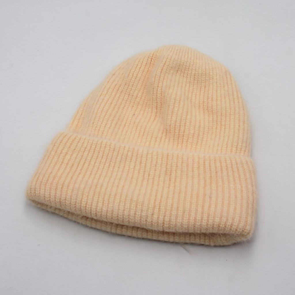 Seasonal Solid Color Wool Knitted Hat Internet Celebrity Bag Head Cold Hat Simple Warm Leisure