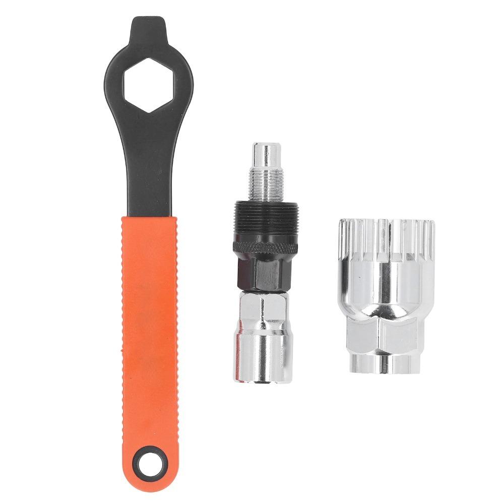 with 18mm Spanner Wrench Cycling Crank Extractor Crank Removal Tool Set  for Bike Repair