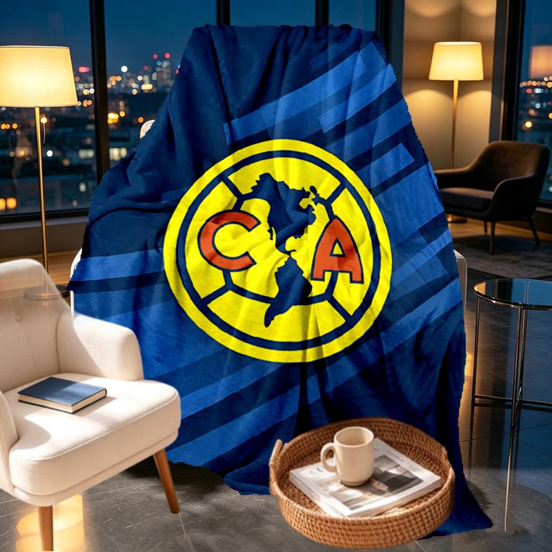 Club America Print Blanket - Soft & Comfortable, for Bedroom, Travel, Sofa, Home Decoration - Birthday Christmas Gift for Friend