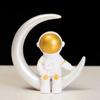 4 Pcs Astronaut Statue Ornament Spaceman Sculpture Desktop Home Decoration Astronaut Model Car Decoration