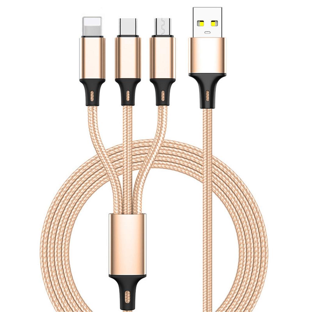 Buy Universal USB Fast Charging Cable 3 In1 Multi Function Cell Phone