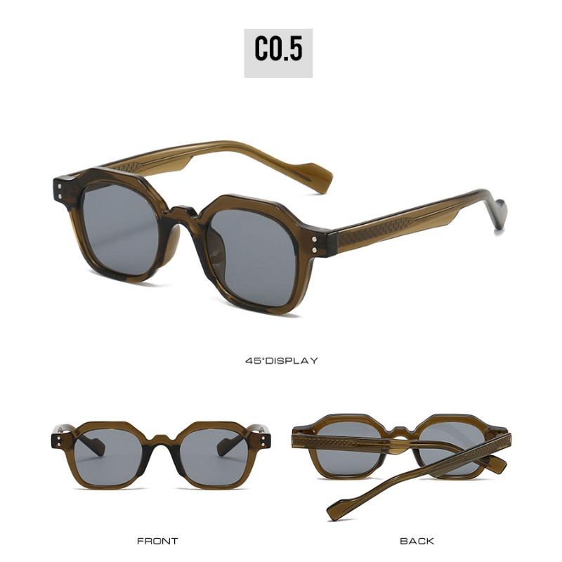 New Retro Fashion Men Black Sunglasses Travel Square Frame Women Sun Glasses Outdoor Driving Fishing High Quality Uv400