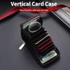 GLC GLB Carbon Fiber Credit Card Holder Wallet Men Rfid Thin Slim Minimalist Wallet For Mercedes Benz AMG A C E Class W201 W210