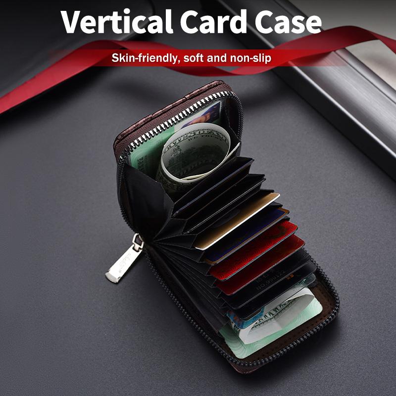 GLC GLB Carbon Fiber Credit Card Holder Wallet Men Rfid Thin Slim Minimalist Wallet For Mercedes Benz AMG A C E Class W201 W210