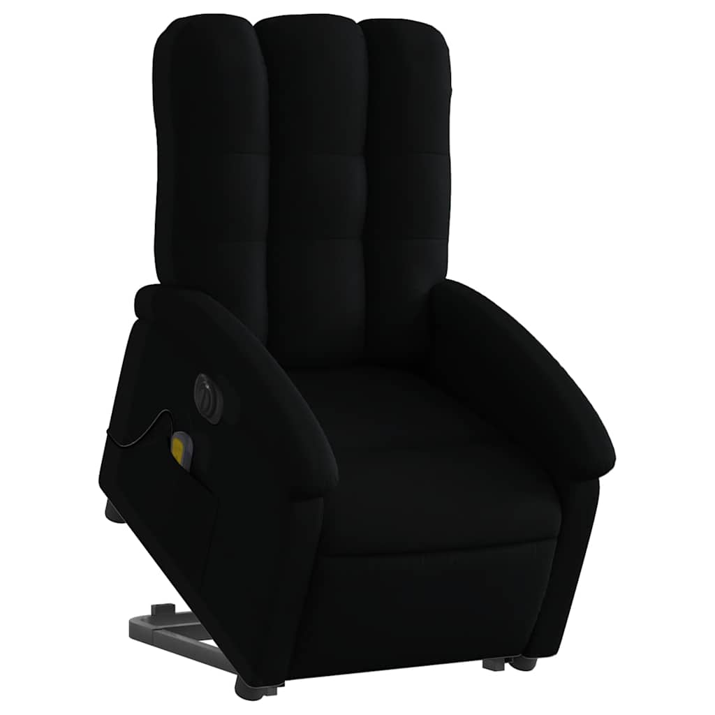 Vidaxl Lift-Up Massage Chair, Electric, Reclining, Black