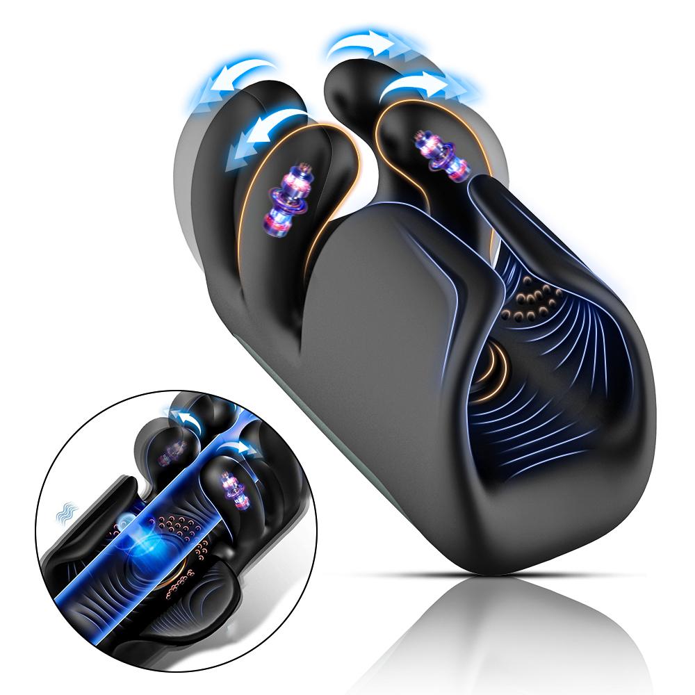 Glans Stimulation Silicone Trainer Vibrator Male Penis Delay Ejaculation Exerciser Masturbator Adult Sex Toys, Sex Toys 18+
