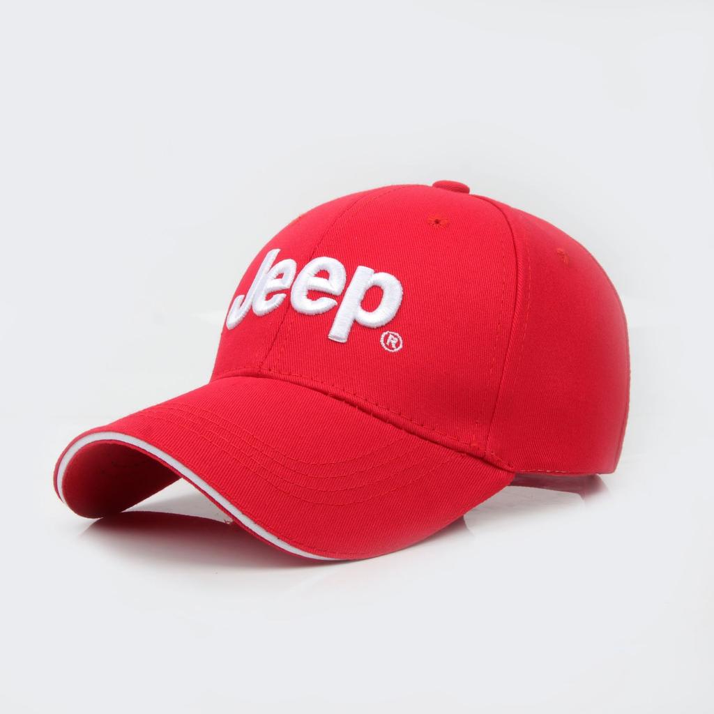 High-Grade Car Logo Cotton Adjustable Baseball Hat Outdoor For Jeep Renegade Wrangler JL Gladiator Grand Compass Car Accessories AMV1