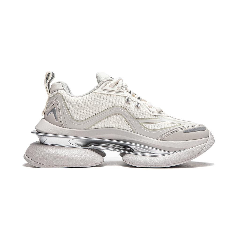 New LiNing Project* Ethereal Space Low Top Casual Shoes Women's Ivory/Bellflower Gray AGCU260-6