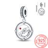 Children's Pendant Bead Component Copper Metal Baby Pacifier Dangle Charm Bead Component Compatible With Bracelet High Quality Fine Jewelry Necklaces